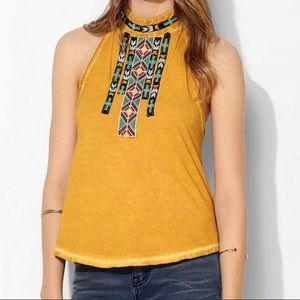 UO Ecote Beaded Boho Halter